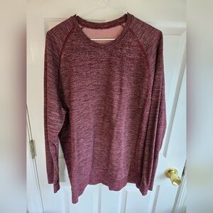 Lululemon Engineered Warmth Crew Wine Red